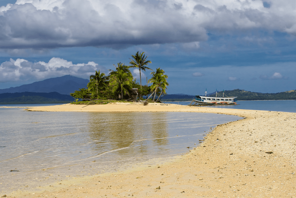 barlas island part of honda bay island hopping tour in palawan philippines